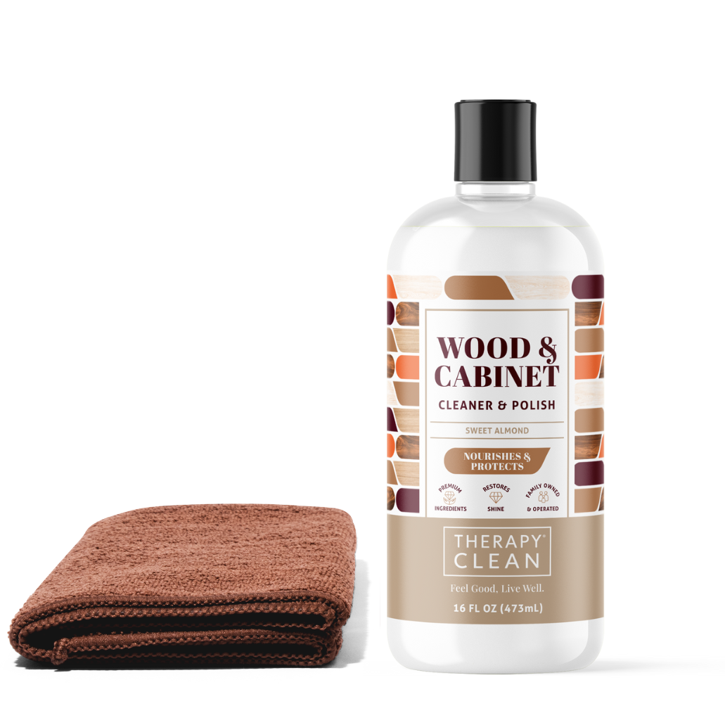 Therapy Furniture Polish Wood Cleaner Kit 16 oz. Cabinet and Table Restorer