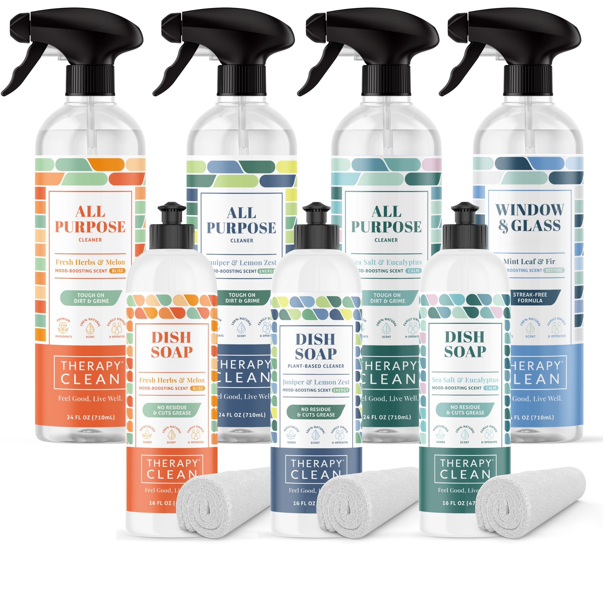Blissful Clean Bundle – Home Cleaning Kit & Gift Basket – Therapy