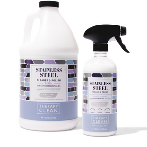 Stainless Steel Cleaner & Polish with 64 oz. Refill Bundle