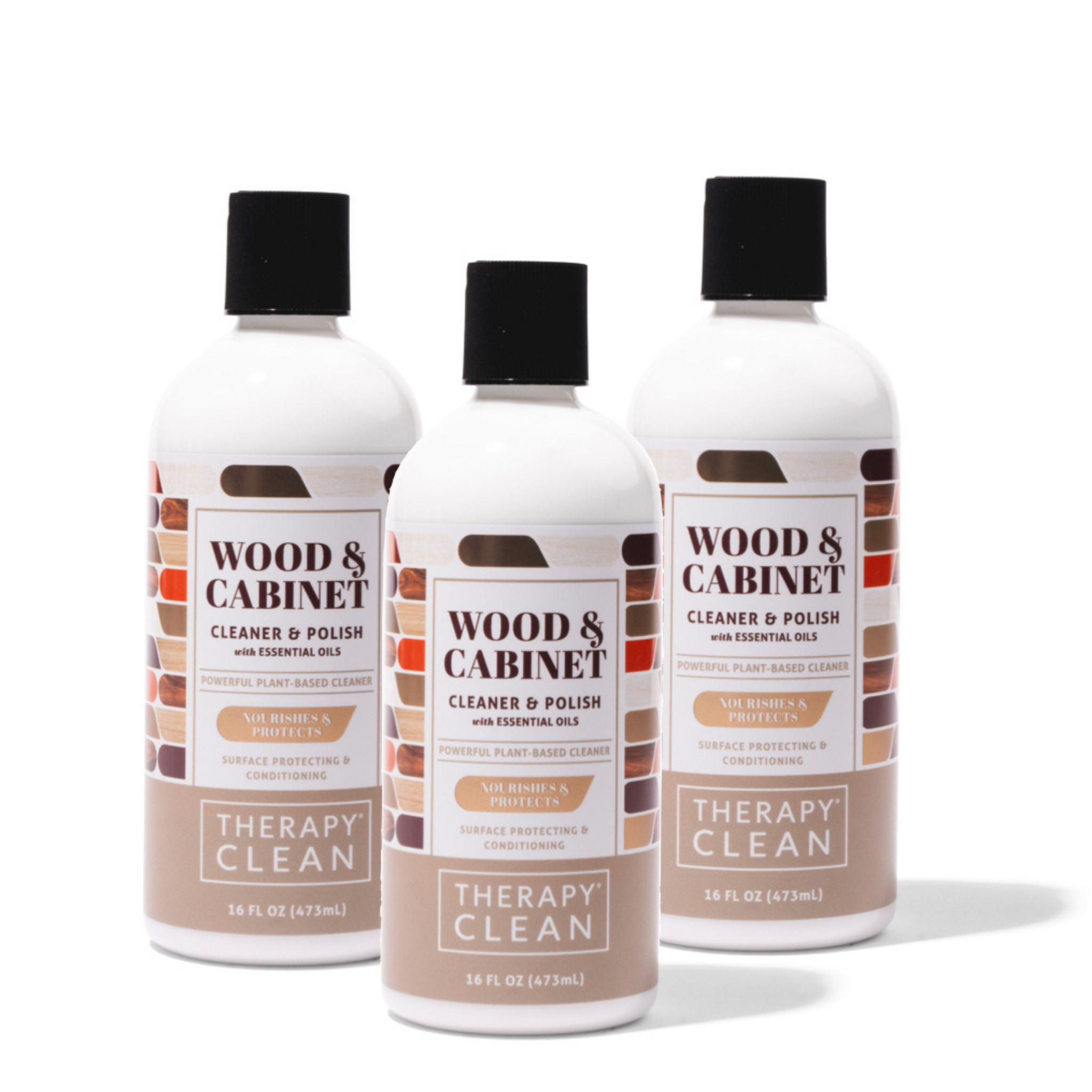 Wood & Cabinet Cleaner & Polish 3-Pack